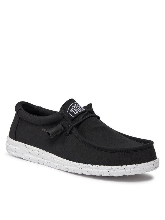 Hey Dude Hey Dude Μοκασίνια Wally Slub 40009-001 Μαύρο