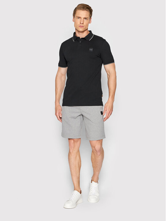 Boss Poloshirt Passertip 50472665 Schwarz Slim Fit | Modivo.de