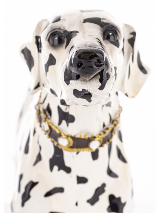 MIAhome MIAhome Figurka Dekoracja psa 29x35x11 cm DALMATIAN Biały