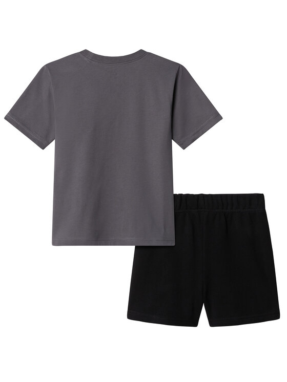 The North Face The North Face Sada T-shirt a šortky NF0A8ANU Šedá Regular Fit