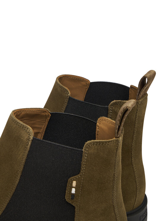 BOSS BOSS Klassische Stiefeletten Calev 50552528 Grün