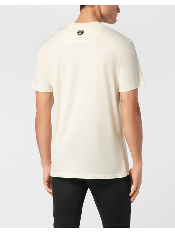 PHILIPP PLEIN PHILIPP PLEIN T-Shirt 24917 Biały Regular Fit