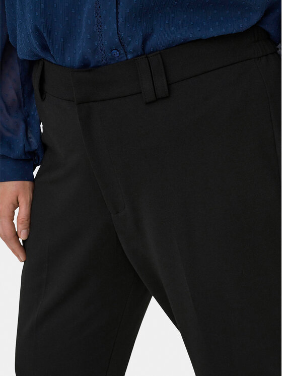 ONLY Carmakoma ONLY Carmakoma Chinosy Peach 15312306 Czarny Slim Fit