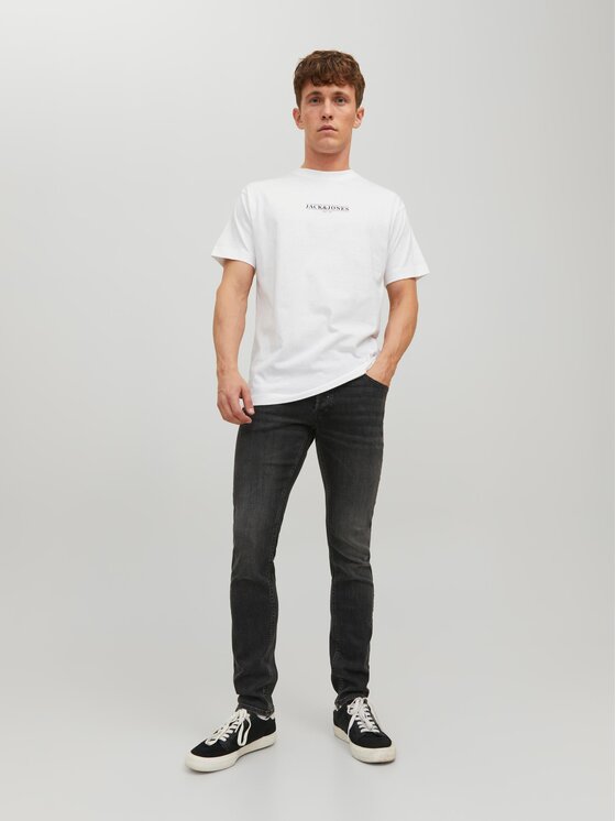 Jack&Jones Jeans hlače Glenn Original 12227765 Črna Slim Fit