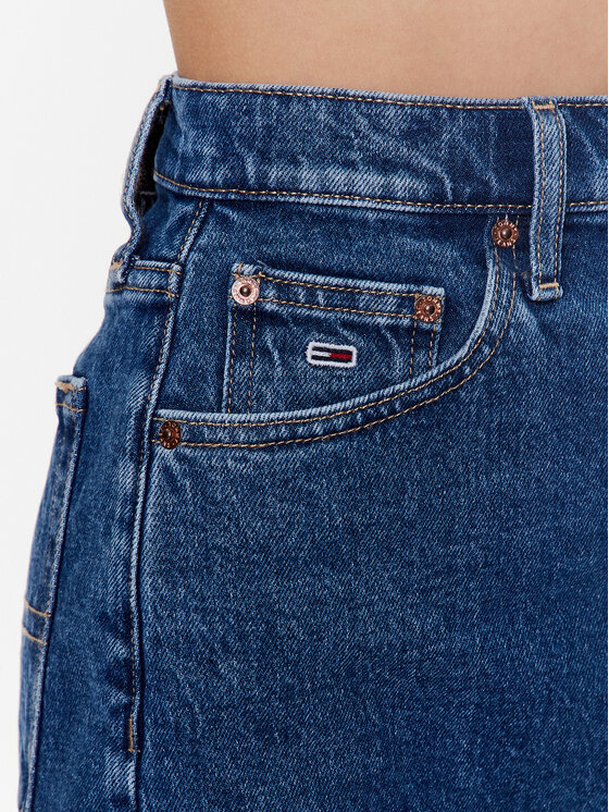 Tommy Jeans Tommy Jeans Džínová sukně Izzie DW0DW16175 Modrá Regular Fit