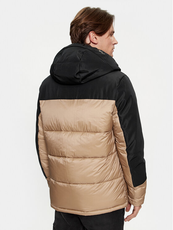 Champion Champion Μπουφάν μεταβατικό Hooded Jacket 219190 Μπεζ Regular Fit