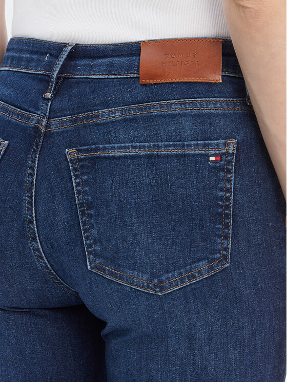 Tommy Hilfiger Tommy Hilfiger Džínsy WW0WW45010 Tmavomodrá Slim Fit