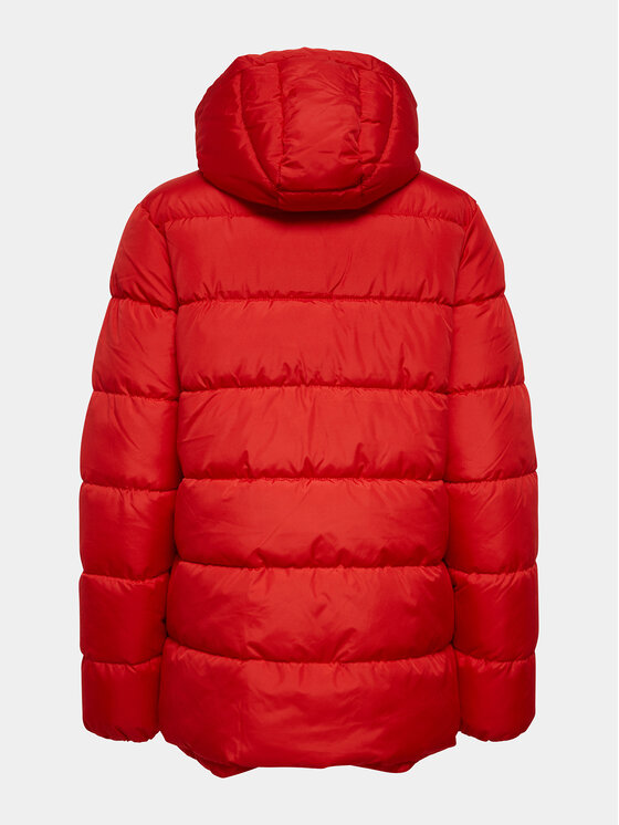 Fransa Fransa Télikabát 20612164 Piros Regular Fit