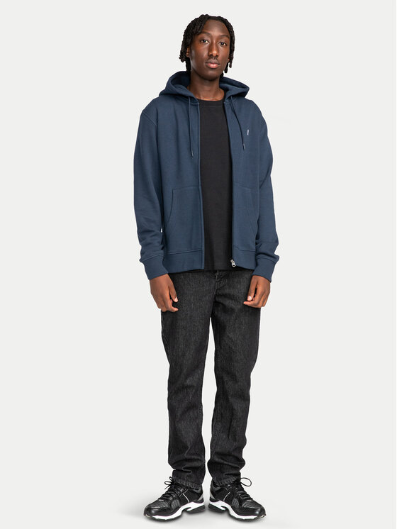 Element Element Bluza Icon Embroidery ELYFT00199 Niebieski Regular Fit