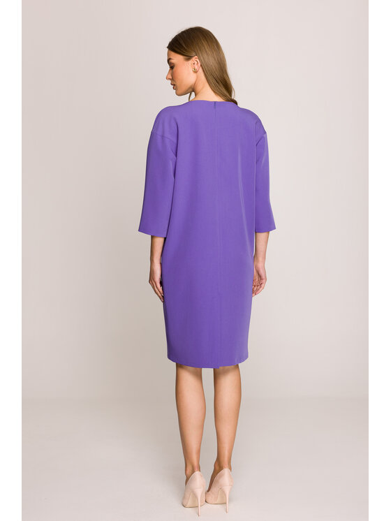 Stylove Stylove Večerní šaty S394 Fialová Premium Fit