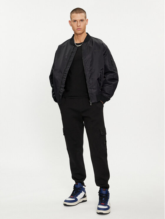 HUGO Hugo Geacă bomber Byler2341 50493096 Negru Oversize