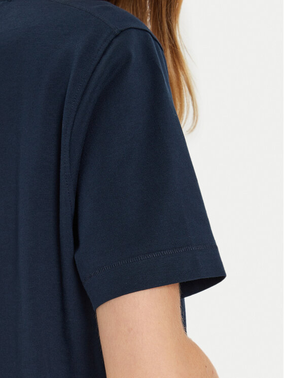 Tommy Hilfiger Tommy Hilfiger T-shirt Modern Flag WW0WW43597 Tamnoplava Relaxed Fit