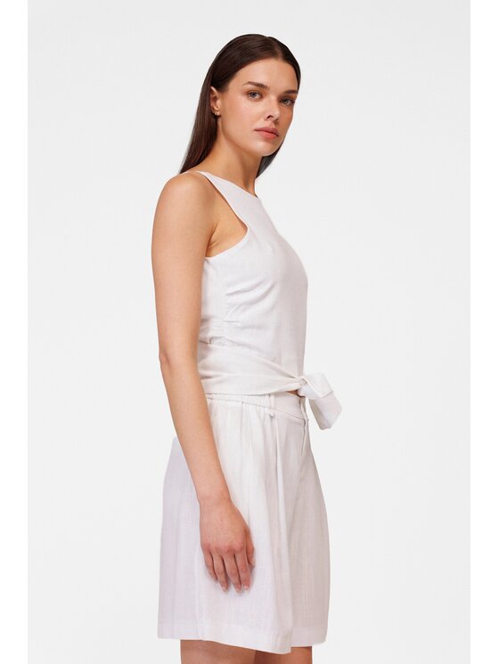 LE POSSÉ LE POSSÉ Top TZOPIW Bianco Regular Fit