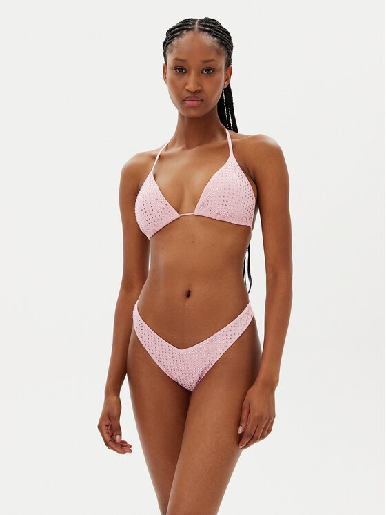 Guess Guess Gornji dio kupaćeg kostima E4GJ07 KC5Z0 Bež Regular Fit