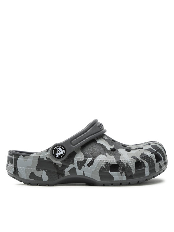 Crocs Crocs Iešļūcenes Classic Camo Clog 207594 Pelēks
