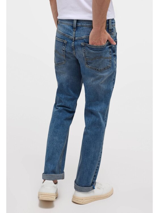 Mustang Mustang Jeansy TRAMPER STRAIGHT Niebieski Straight Fit