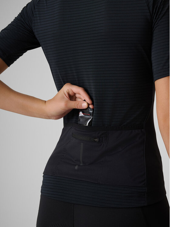 4F 4F Koszulka rowerowa ALTERNATIVE PATH Czarny Slim Fit