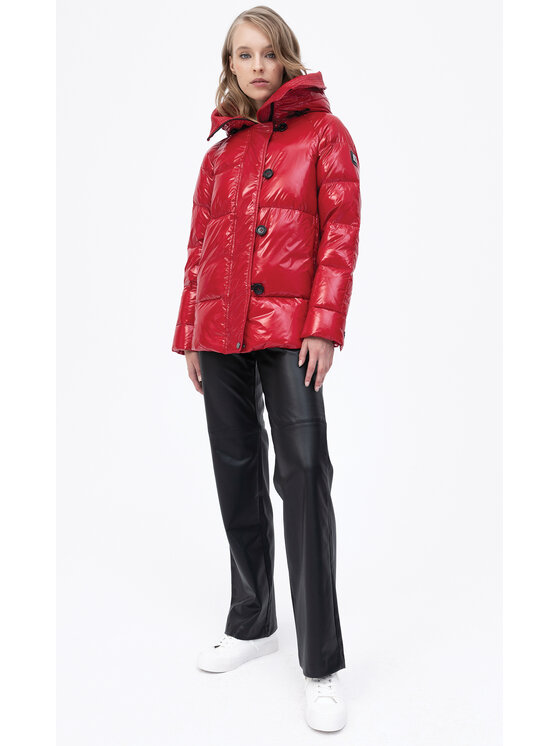 Tiffi Tiffi Kurtka damska DEER VALLEY Czerwony Regular Fit