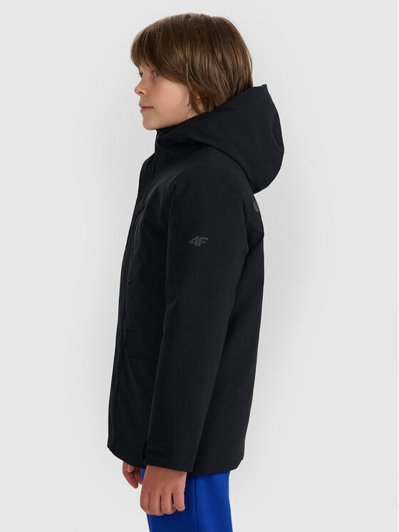 4F 4F Kurtka przejściowa OUTERWEAR Czarny Regular Fit