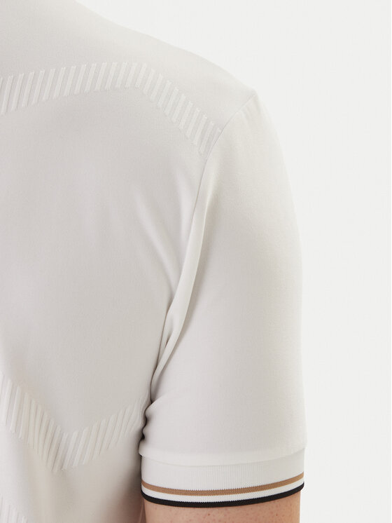 BOSS BOSS Pólóing Chip Hexa 50554561 Fehér Regular Fit
