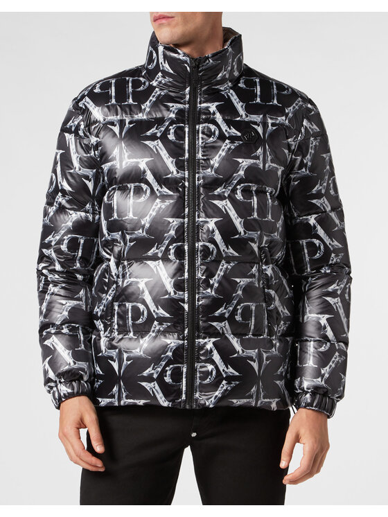 PHILIPP PLEIN PHILIPP PLEIN Giubbotto piumino 79 Nero Regular Fit
