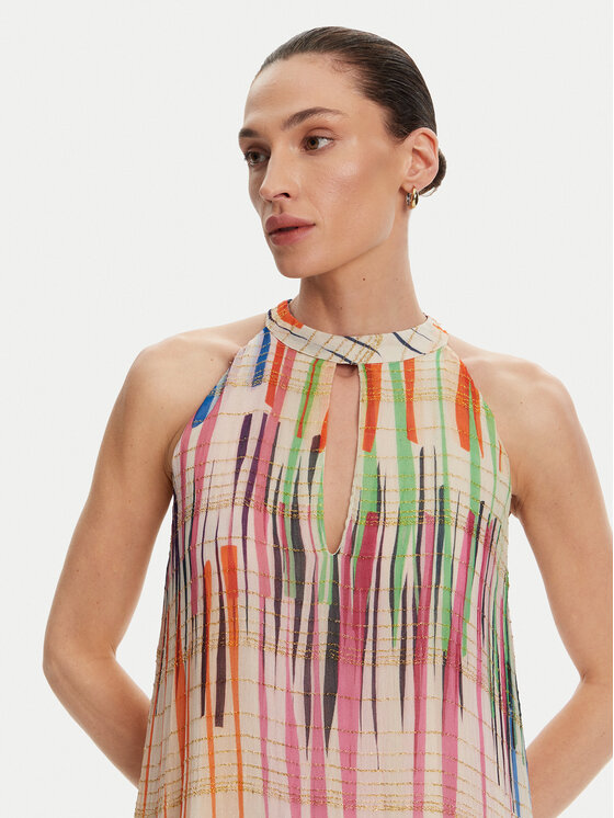 LOLA CASADEMUNT LOLA CASADEMUNT Letní šaty LS2516027 Barevná Relaxed Fit