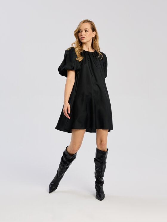 Marlu Marlu Sukienka codzienna MAIA Czarny Classic Fit