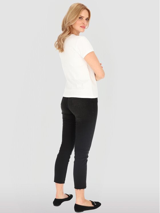 Perso Perso T-Shirt TCE241100F Bílá Regular Fit