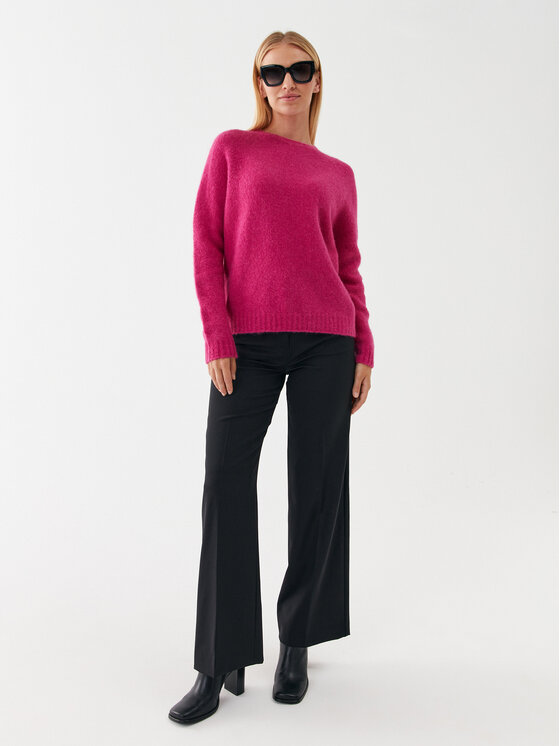 Weekend By Max Mara Ghiacci Wool Blend Fuchsia Jumper 23536610396 Col 009