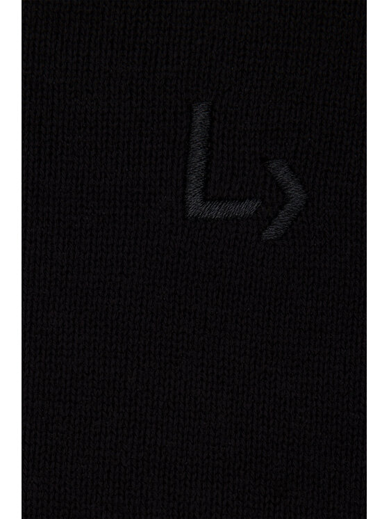 Lancerto Lancerto Sweter Harrison SW073123000005 Czarny Regular Fit