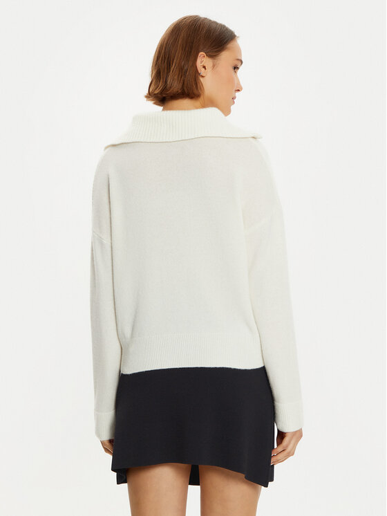 Liu Jo Liu Jo Rollkragenpullover WF4435 MS009 Écru Regular Fit
