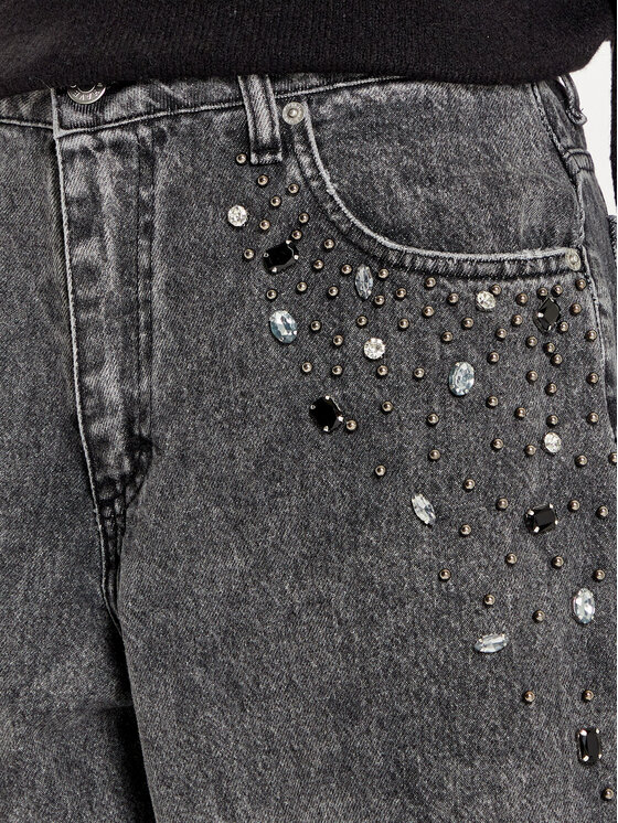 Haveone Haveone Jeans PLS-M020 Schwarz Wide Leg