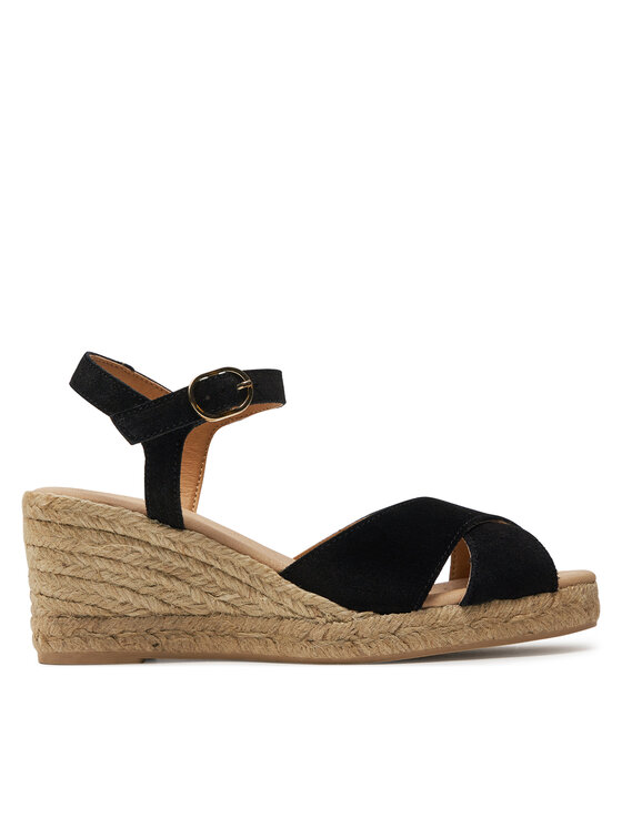 Geox Espadrilky D Gelsa Low D45NGC 00022 C9999 Čierna