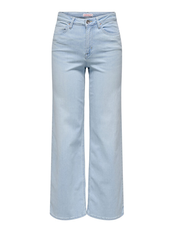 ONLY ONLY Jeansy Madison 15338289 Světle modrá Wide Leg
