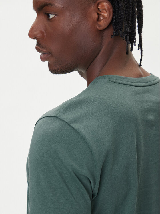 BOSS BOSS Longsleeve Tacks 50512111 Verde Regular Fit