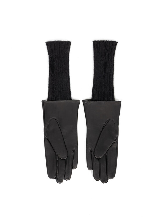 Deni Cler Milano Deni Cler Milano Rękawiczki Damskie T-DC-L058-E5-77-90-1 Czarny