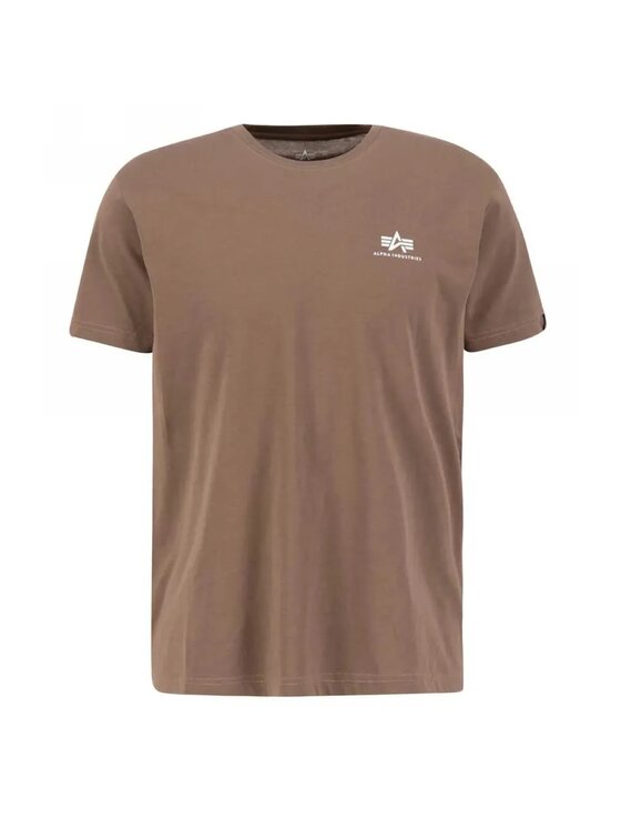 Alpha Industries Alpha Industries T-Shirt AI.188505-183 Hnědá Regular Fit