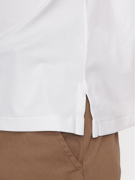 Polo Ralph Lauren Polo Ralph Lauren Тениска с яка и копчета 710713130003 Бял Custom Slim Fit
