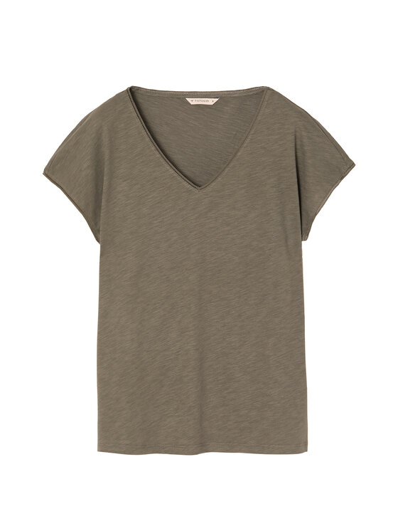 TATUUM TATUUM Bluzka SORINA Khaki Classic Fit
