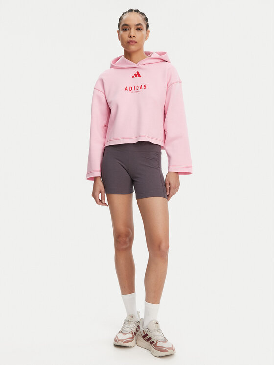 adidas adidas Pulóver ALL SZN Graphic JJ4519 Rózsaszín Loose Fit