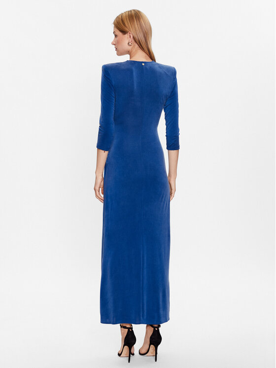 Liu Jo Liu Jo Официална рокля CF3109 J1890 Тъмносин Regular Fit