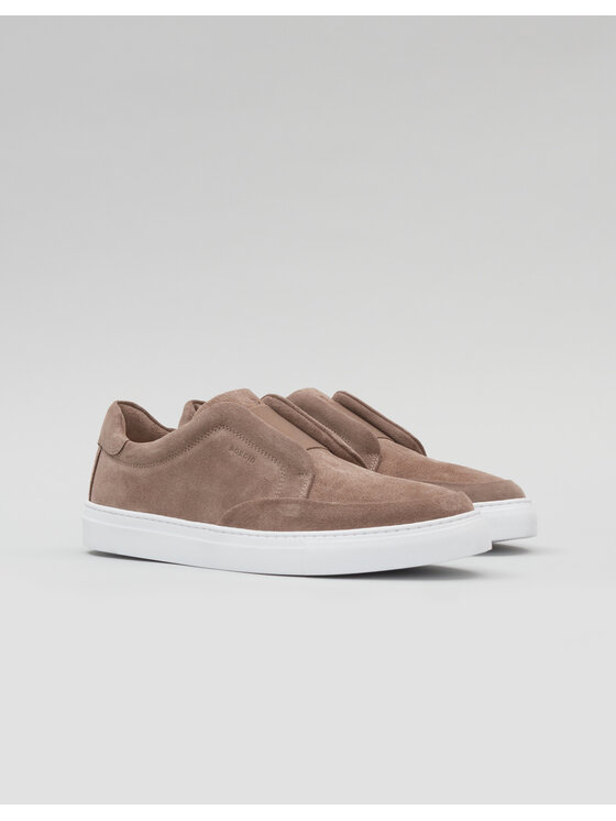 Borgio Borgio Sneakersy F503_zamsz_bez Beżowy