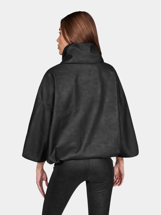 MADE BY SOCIETY MADE BY SOCIETY Kurtka anorak Vaelor - H27948 Czarny Basic Fit