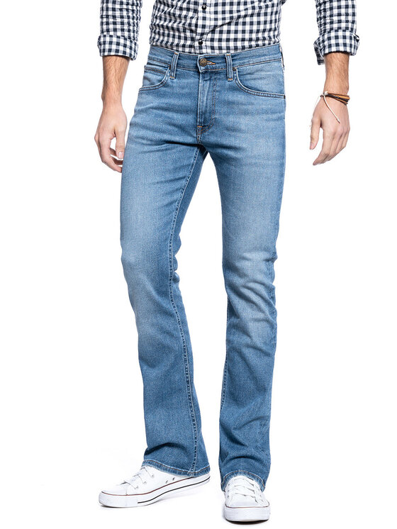 Lee Lee Jeansy TRENTON Niebieski Bootcut Fit