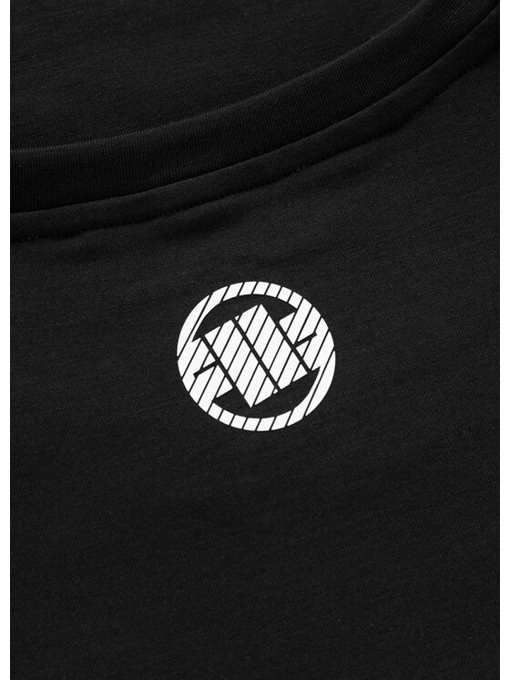 PITBULL PITBULL Koszulka techniczna Casual Sport HILLTOP Czarny Regular Fit