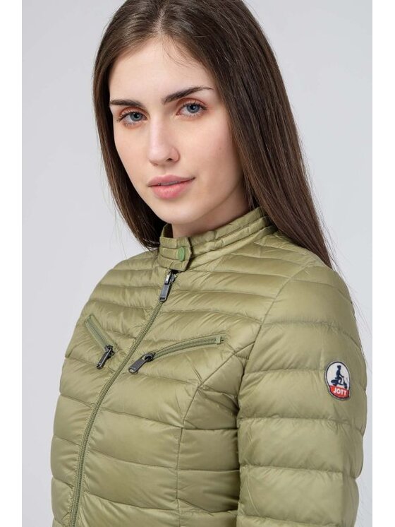 Jott Jott Kurtka puchowa Nina Zielony Fitted Fit