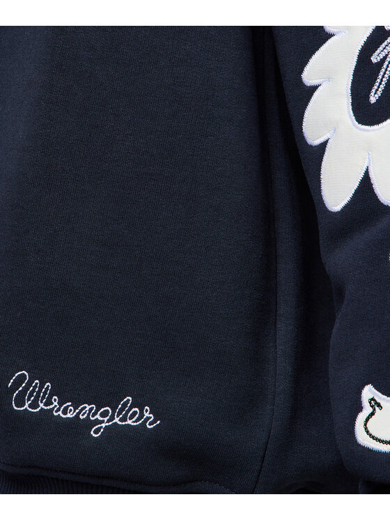 Wrangler Wrangler Bluza 112370734 Granatowy Relaxed Fit