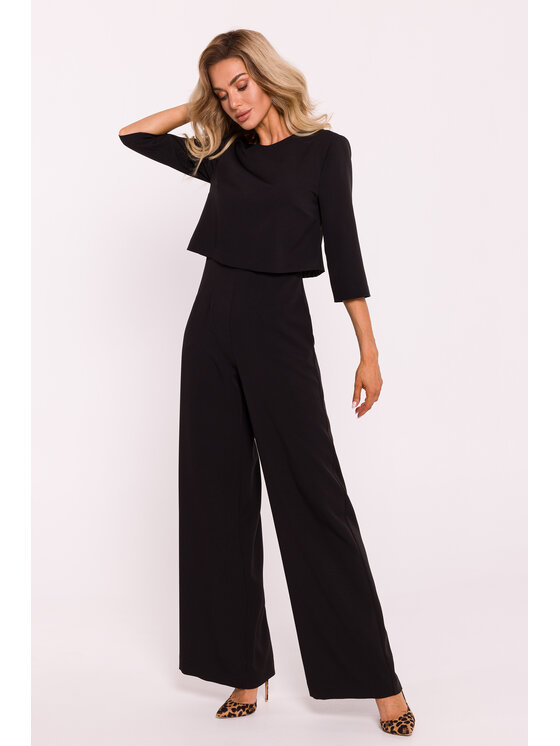Made of Emotion Made of Emotion Jumpsuit M798 Nero Active Fit