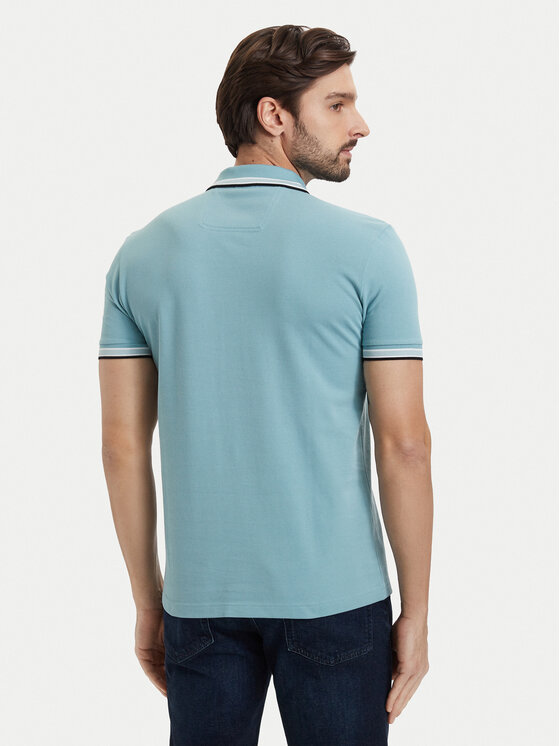 BOSS BOSS Тениска с яка и копчета Paddy 50469055 Електриков Regular Fit