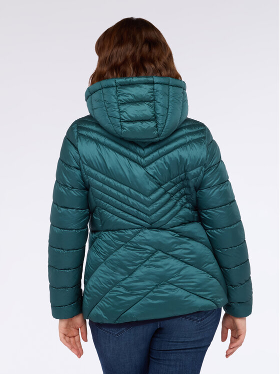 Fiorella Rubino Fiorella Rubino Giubbotto piumino F431T001332N0H4 Turchese Regular Fit